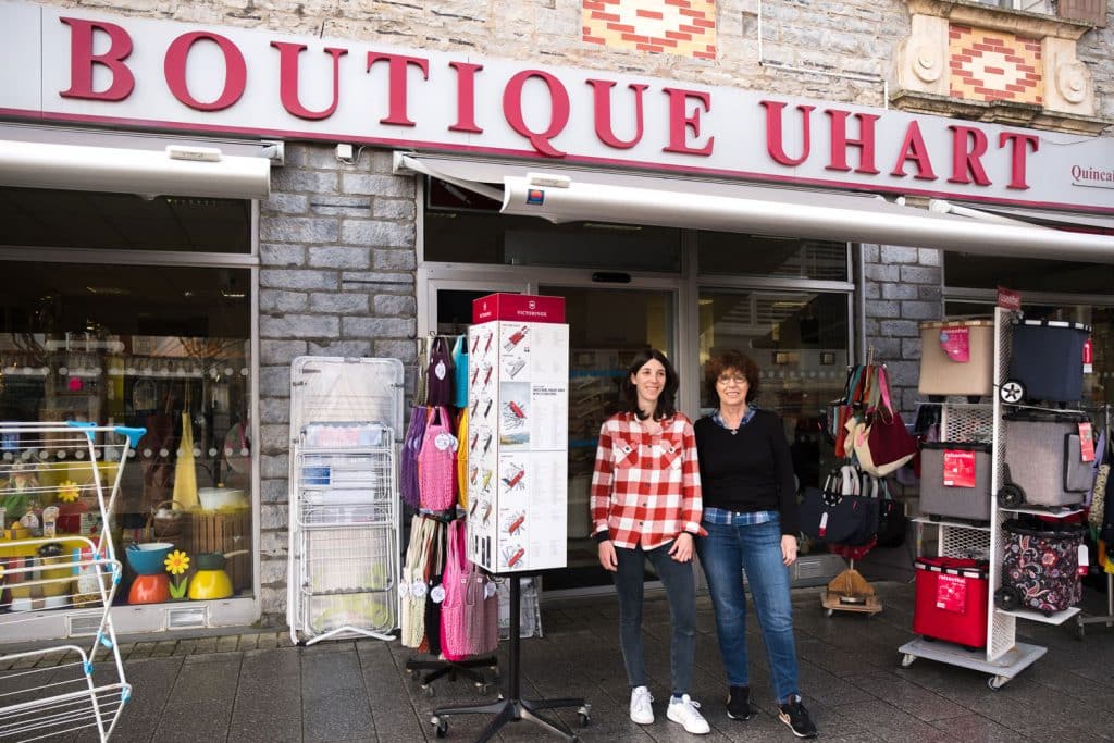 Sandra et Marie-Pierre de la boutique Uhart